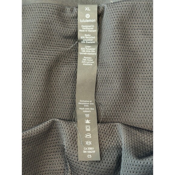 Lululemon Channel Cross Short 7" Swim Trunks Men’s Sz XL True Navy Drawstring - Picture 4 of 11